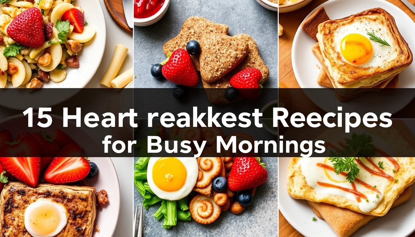 15 Heart-Healthy Breakfast Recipes for Busy Mornings 15 Heart-Healthy Breakfast Recipes for Busy Mornings